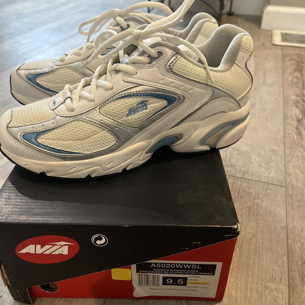 Avia Cantilever  Knit Training Running Shoes Light Blue Women's Size 9.5